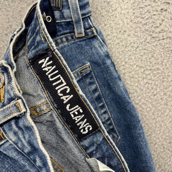 Vintage Nautica Jeans Men's 30x30 Blue Denim Medium Wash Faded Patch Skate 90s - Picture 10 of 11